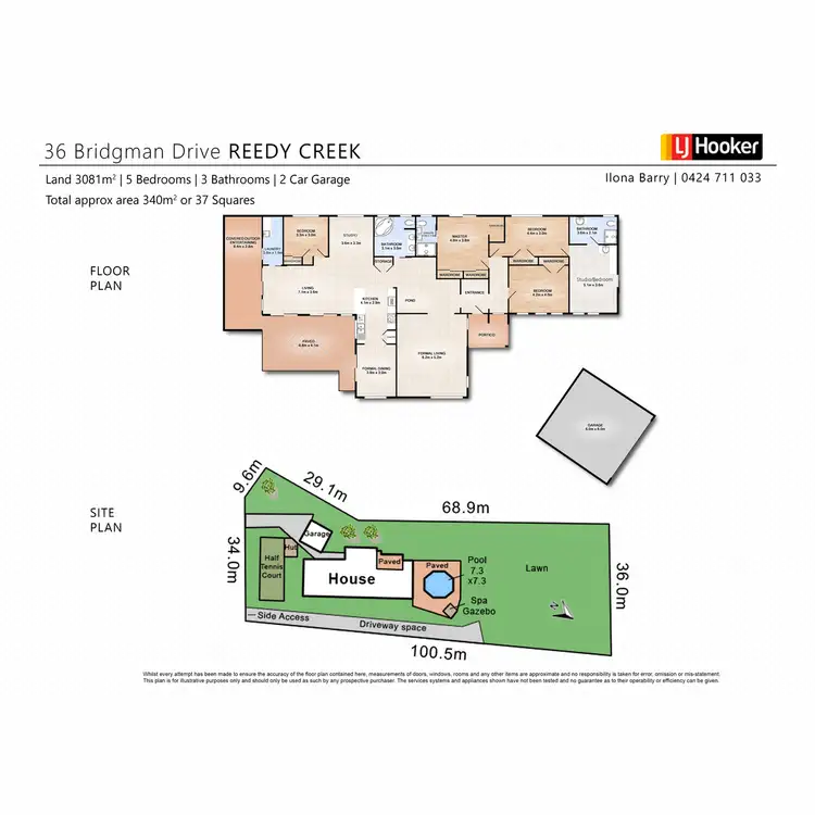 Floorplan of Homely house listing, 36 Bridgman Drive, Reedy Creek QLD 4227