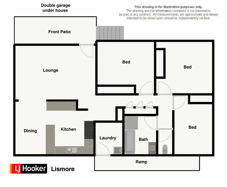 Floorplan of Homely house listing, 3 Mark Place, Goonellabah NSW 2480