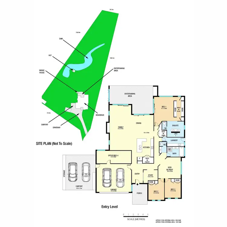 Floorplan of Homely house listing, 5 Teatree Close, Samford Valley QLD 4520