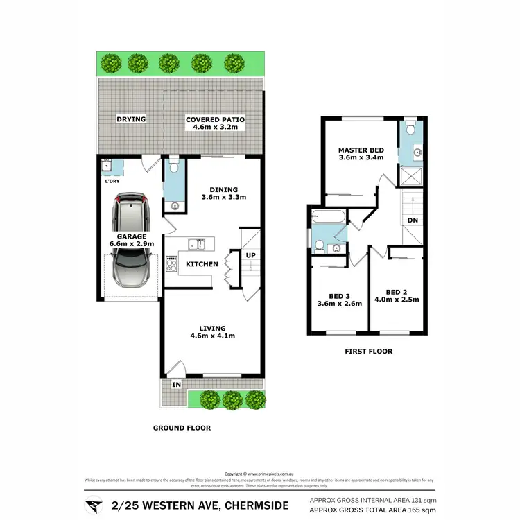 Floorplan of Homely townhouse listing, 2/25 Western Avenue, Chermside QLD 4032