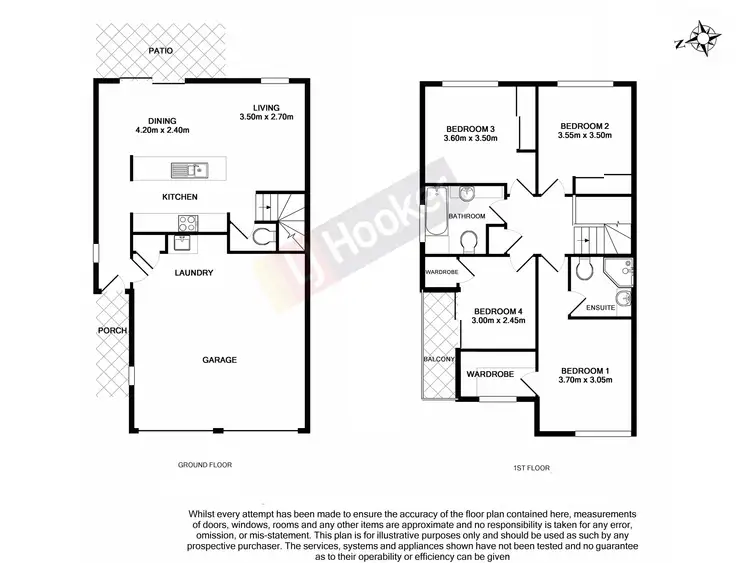 Floorplan of Homely townhouse listing, 9/72 Learoyd Road, Algester QLD 4115