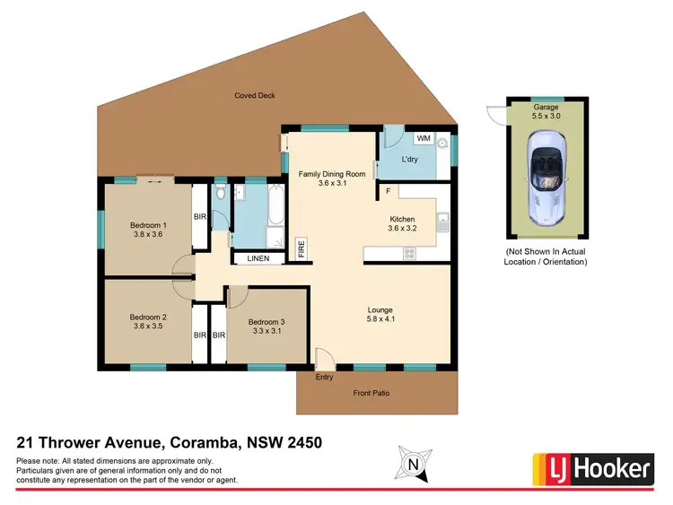 Floorplan of Homely house listing, 21 Thrower Avenue, Coramba NSW 2450
