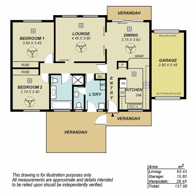 Floorplan of Homely unit listing, 18/29 Greenfinch Court, Wynn Vale SA 5127