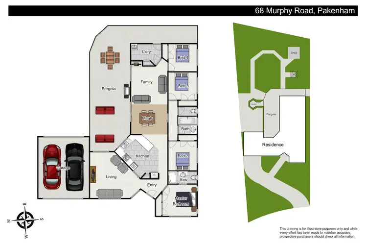 Floorplan of Homely house listing, 68 Murphy Road, Pakenham VIC 3810
