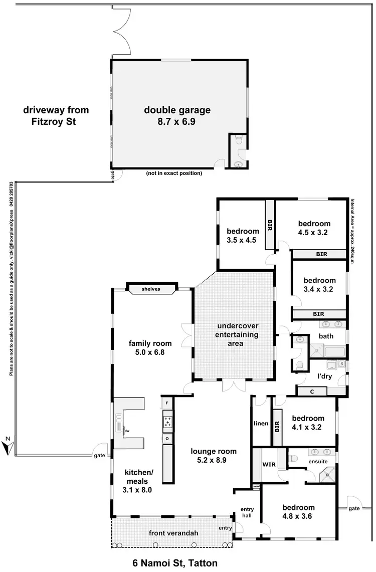 Floorplan of Homely house listing, 6 Namoi Street, Tatton NSW 2650
