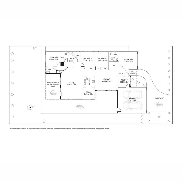Floorplan of Homely house listing, 12 Snowbush Terrace, Point Cook VIC 3030