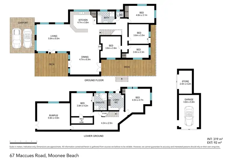 Floorplan of Homely house listing, 67 Maccues Road, Moonee Beach NSW 2450