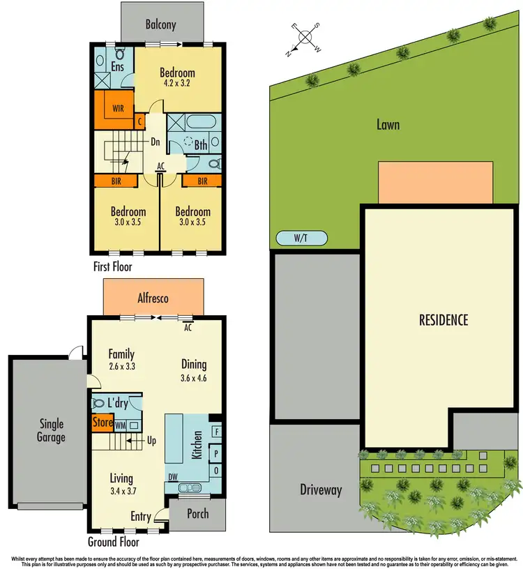 Floorplan of Homely townhouse listing, 14/46 Wedge Street, Dandenong VIC 3175
