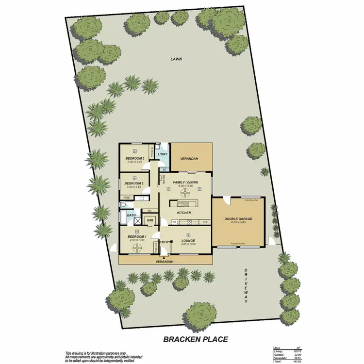 Floorplan of Homely house listing, 6 Bracken Place, Golden Grove SA 5125