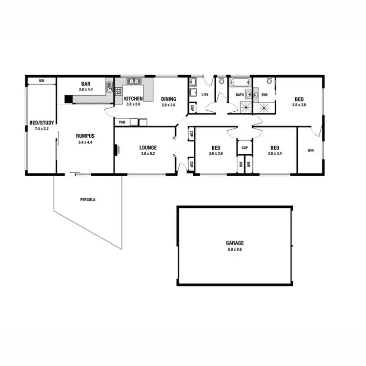 Floorplan of Homely house listing, 29 Mintaro Way, Seabrook VIC 3028