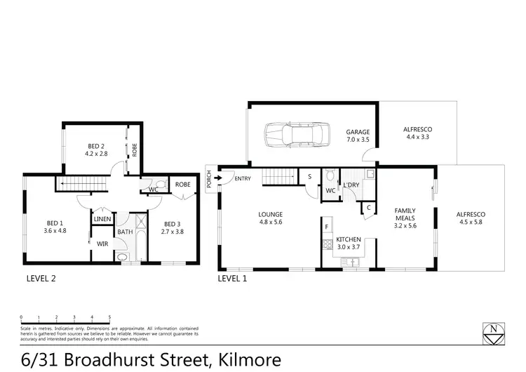Floorplan of Homely unit listing, Unit 6/31 Broadhurst Street, Kilmore VIC 3764