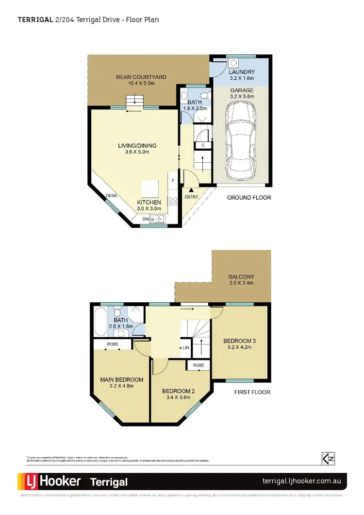 Floorplan of Homely townhouse listing, 2/204 Terrigal Drive, Terrigal NSW 2260