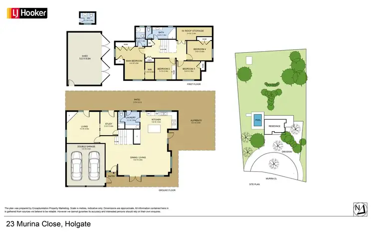 Floorplan of Homely house listing, 23 Murina Close, Holgate NSW 2250