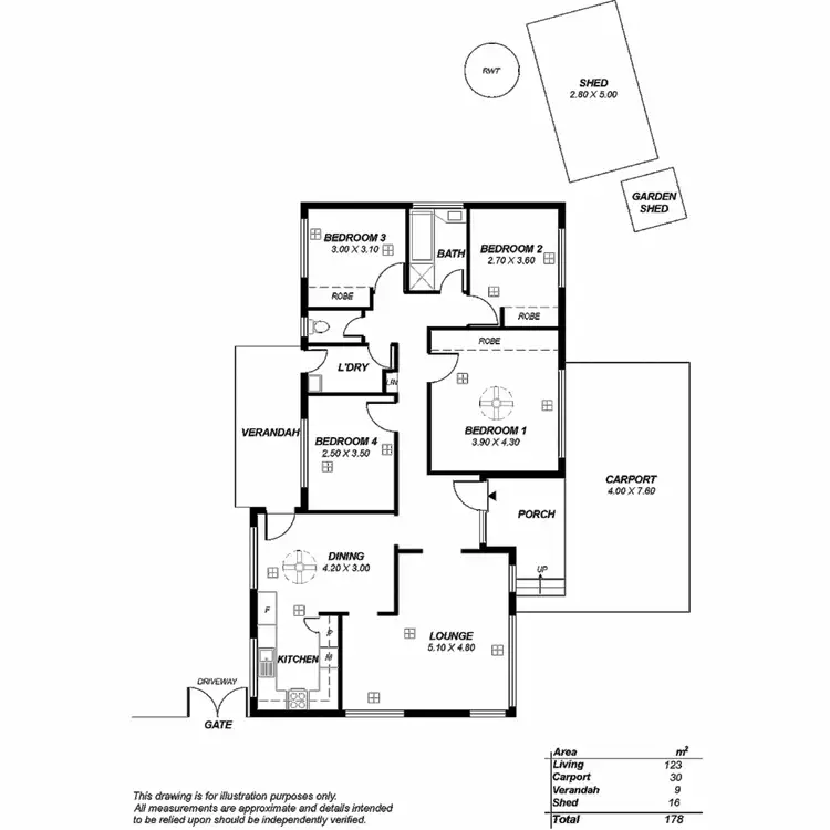 Floorplan of Homely house listing, 17 Apex Avenue, Modbury North SA 5092
