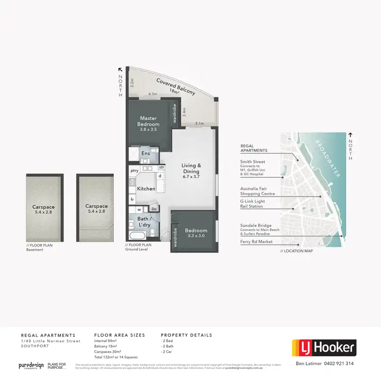 Floorplan of Homely unit listing, 1/40 Little Norman Street, Southport QLD 4215