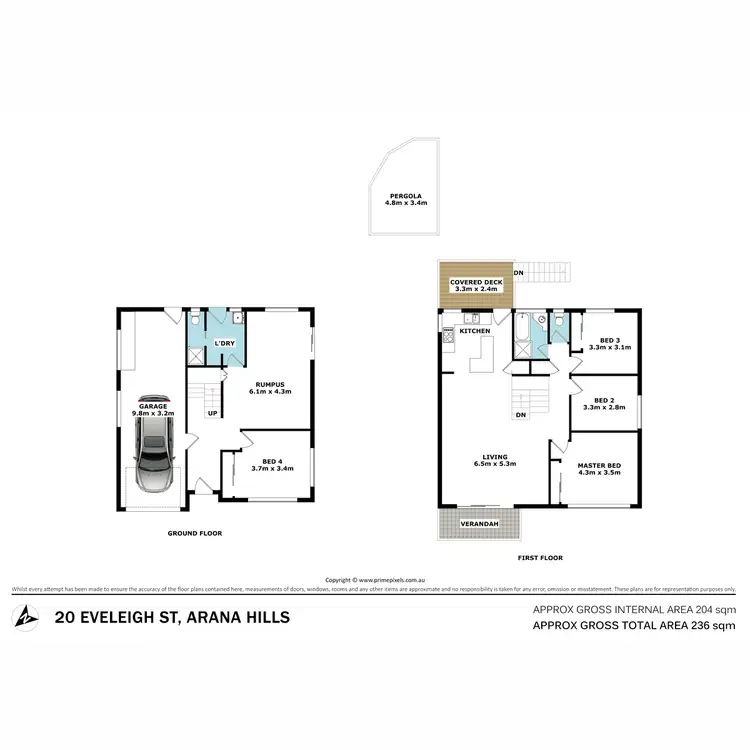 Floorplan of Homely house listing, 20 Eveleigh Street, Arana Hills QLD 4054