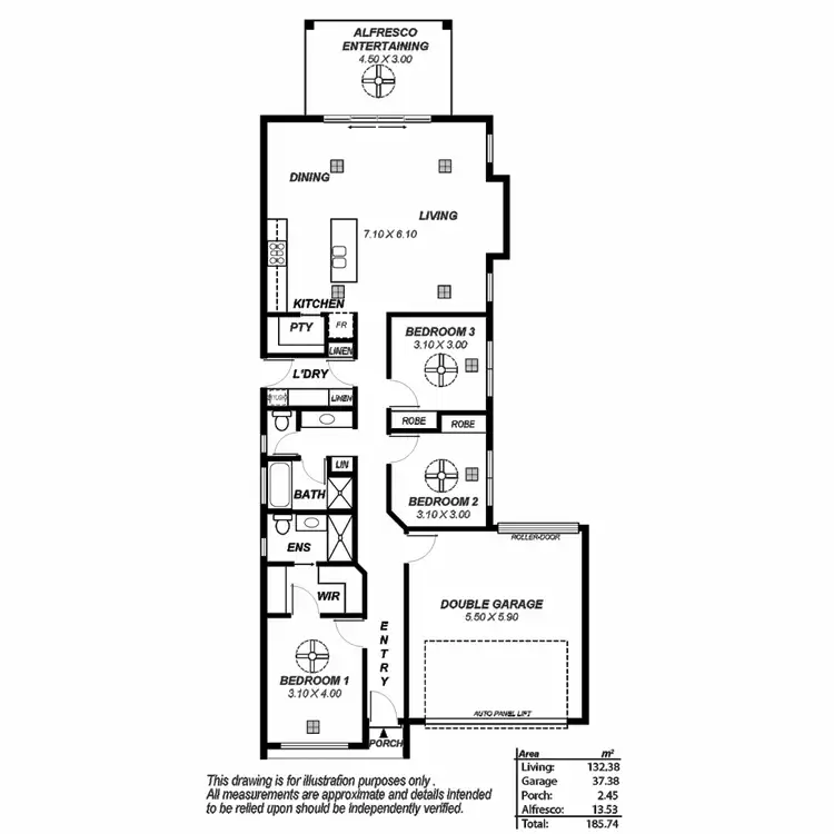 Floorplan of Homely house listing, 34B Bricknell Street, Magill SA 5072