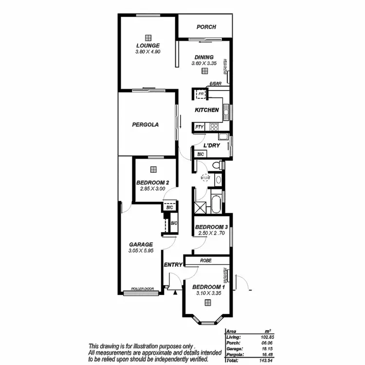 Floorplan of Homely house listing, 2/18 McEwin Avenue, Redwood Park SA 5097