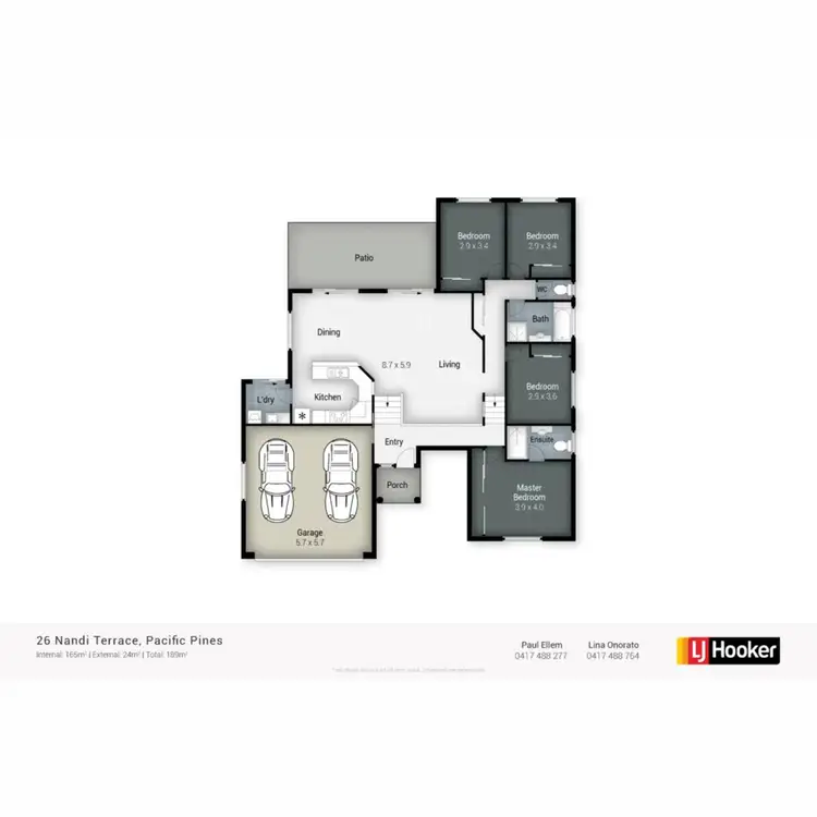 Floorplan of Homely house listing, 26 Nandi Terrace, Pacific Pines QLD 4211