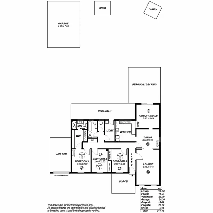 Floorplan of Homely house listing, 25 Crissoula Avenue, Hope Valley SA 5090