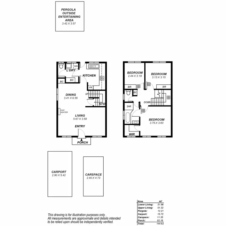 Floorplan of Homely townhouse listing, 4/200 Payneham Road, Evandale SA 5069