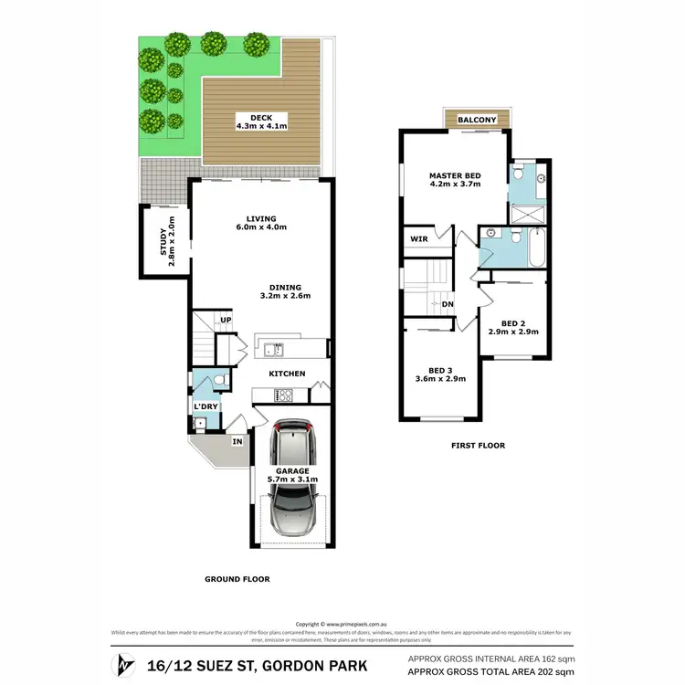 Floorplan of Homely townhouse listing, 16/12 Suez Street, Gordon Park QLD 4031