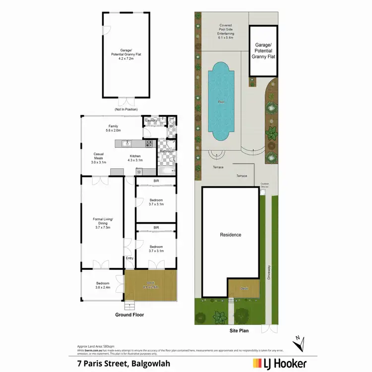 Floorplan of Homely house listing, 7 Paris Street, Balgowlah NSW 2093