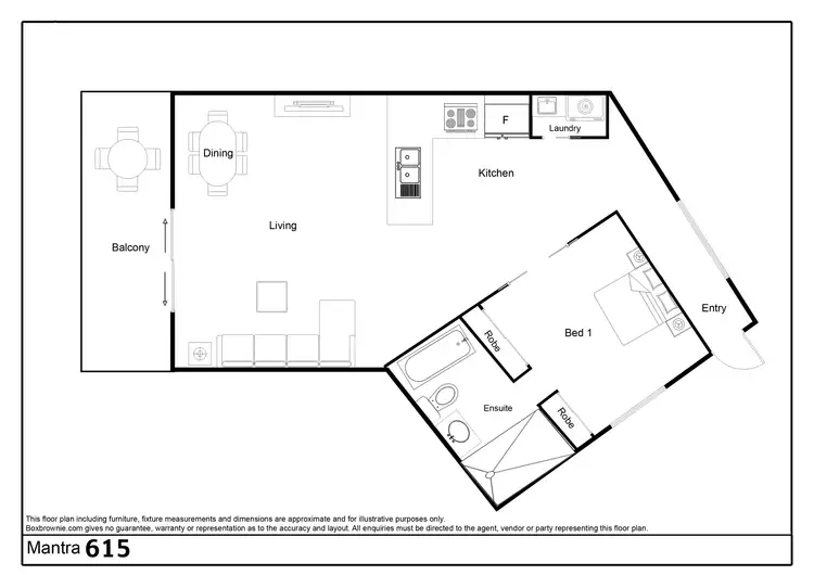 Floorplan of Homely apartment listing, Apartment 615/49 Williams Esplanade, Palm Cove QLD 4879