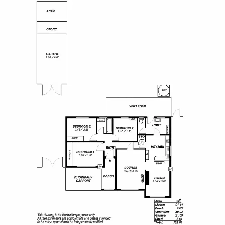 Floorplan of Homely house listing, 15 Hillburn Avenue, Windsor Gardens SA 5087