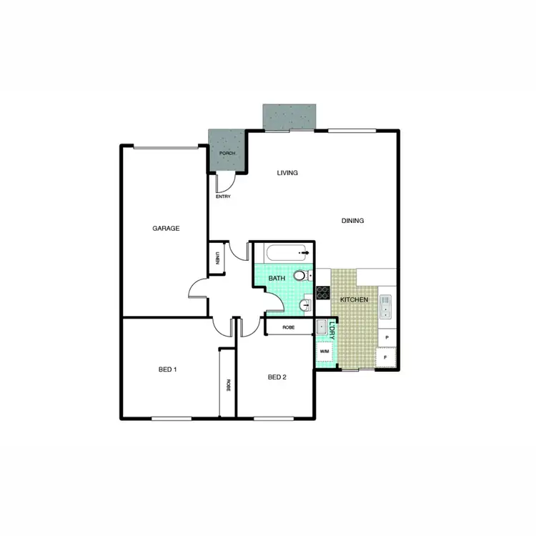 Floorplan of Homely townhouse listing, 5/68 Eccles Circuit, Macgregor ACT 2615