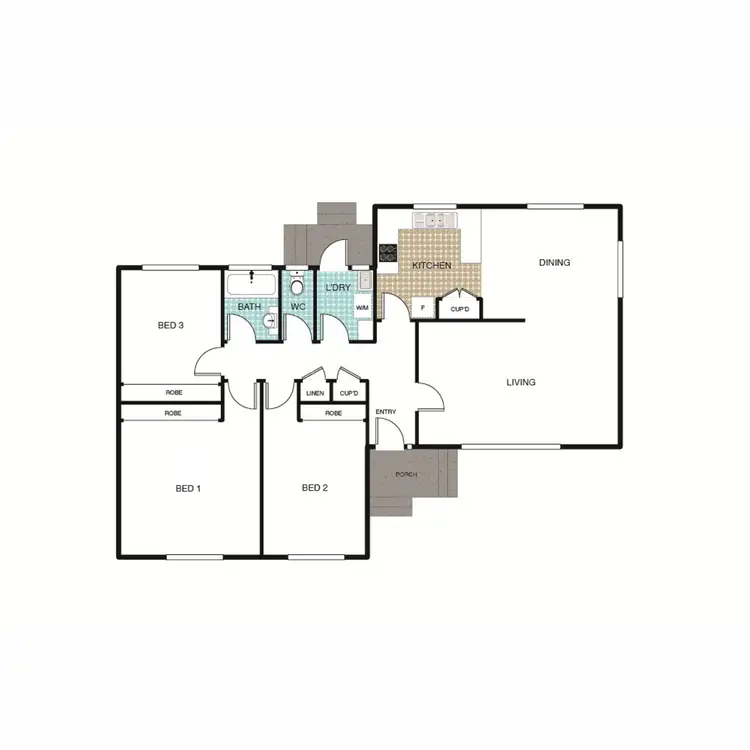 Floorplan of Homely house listing, 3 Fuhrman Street, Evatt ACT 2617