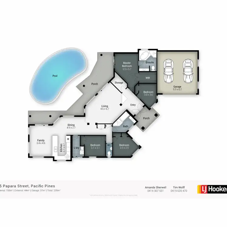 Floorplan of Homely house listing, 25 Papara Street, Pacific Pines QLD 4211