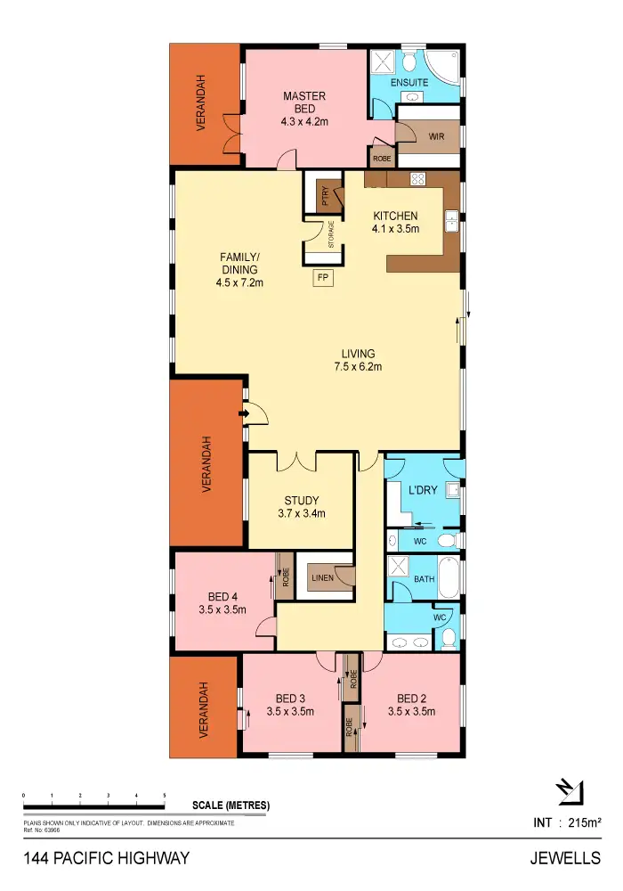 Floorplan of Homely house listing, 144 Pacific Highway, Jewells NSW 2280