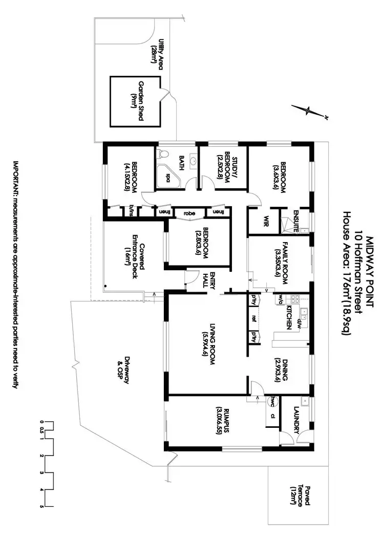 Floorplan of Homely house listing, 10 Hoffman Street, Midway Point TAS 7171
