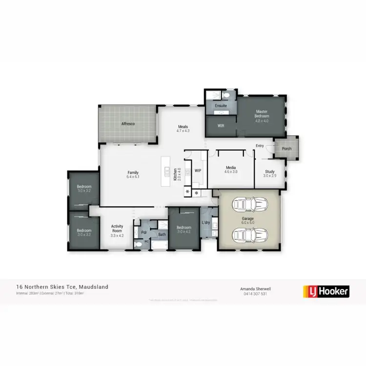 Floorplan of Homely house listing, 16 Northern Skies Terrace, Maudsland QLD 4210