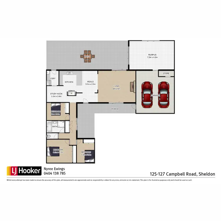 Floorplan of Homely house listing, 125-127 Campbell Road, Sheldon QLD 4157