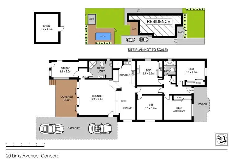Floorplan of Homely house listing, 20 Links Avenue, Concord NSW 2137