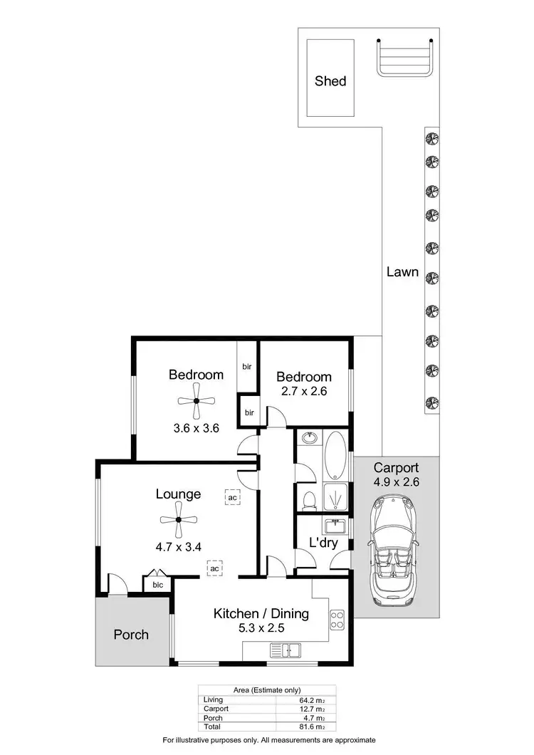 Floorplan of Homely unit listing, 18/22-26 Robert Avenue, Broadview SA 5083