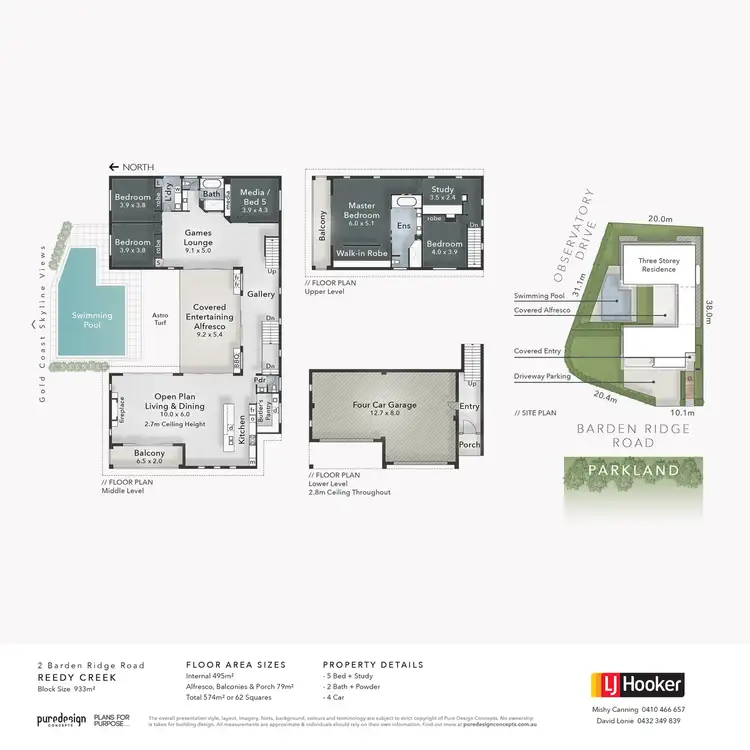 Floorplan of Homely house listing, 2 Barden Ridge Road, Reedy Creek QLD 4227