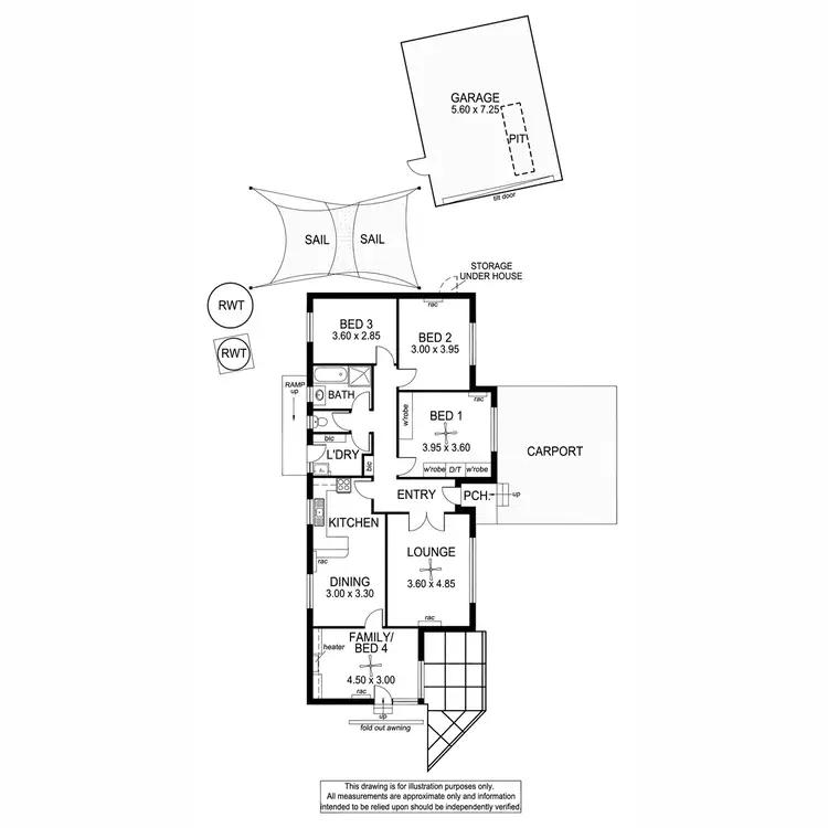 Floorplan of Homely house listing, 7 Barula Road, Marino SA 5049
