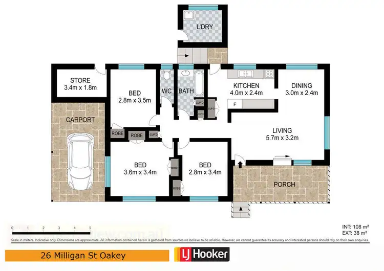 Floorplan of Homely house listing, 26 Milligan Street, Oakey QLD 4401