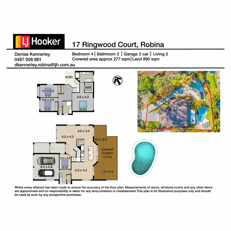 Floorplan of Homely house listing, 17 Ringwood Court, Robina QLD 4226
