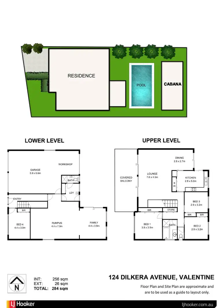 Floorplan of Homely house listing, 124 Dilkera Avenue, Valentine NSW 2280