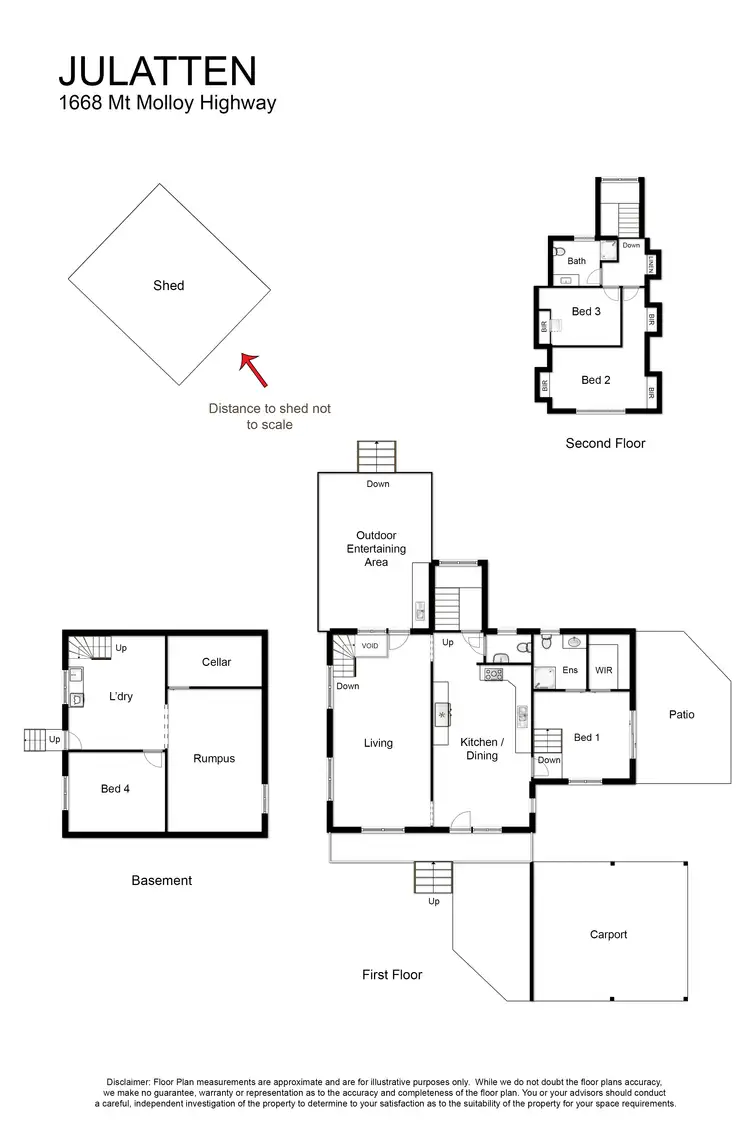 Floorplan of Homely house listing, 1668 Mossman Mt Molloy Road, Julatten QLD 4871
