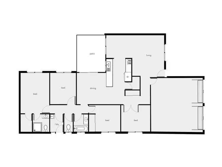 Floorplan of Homely house listing, 150 McFarlane Drive, Kanimbla QLD 4870