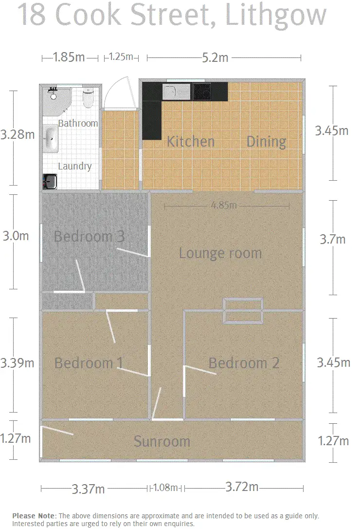 Floorplan of Homely house listing, 18 Cook Street, Lithgow NSW 2790