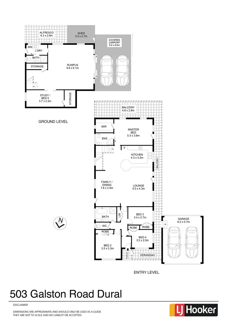 Floorplan of Homely house listing, 503 Galston Road, Dural NSW 2158