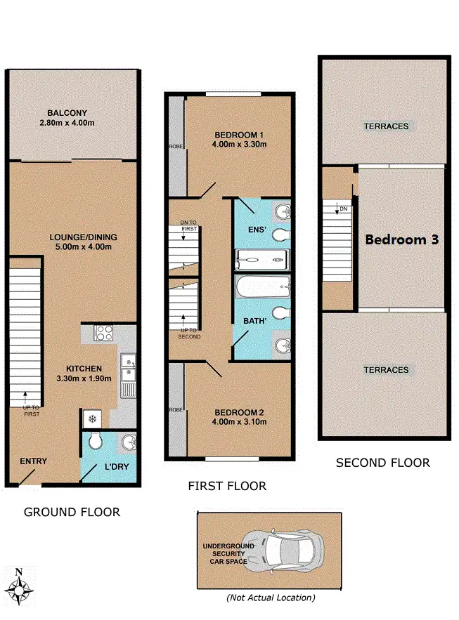 Floorplan of Homely unit listing, D408/10-16 Marquet Street, Rhodes NSW 2138