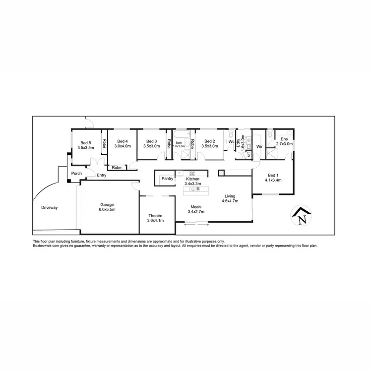 Floorplan of Homely house listing, 61 Bliss Street, Point Cook VIC 3030