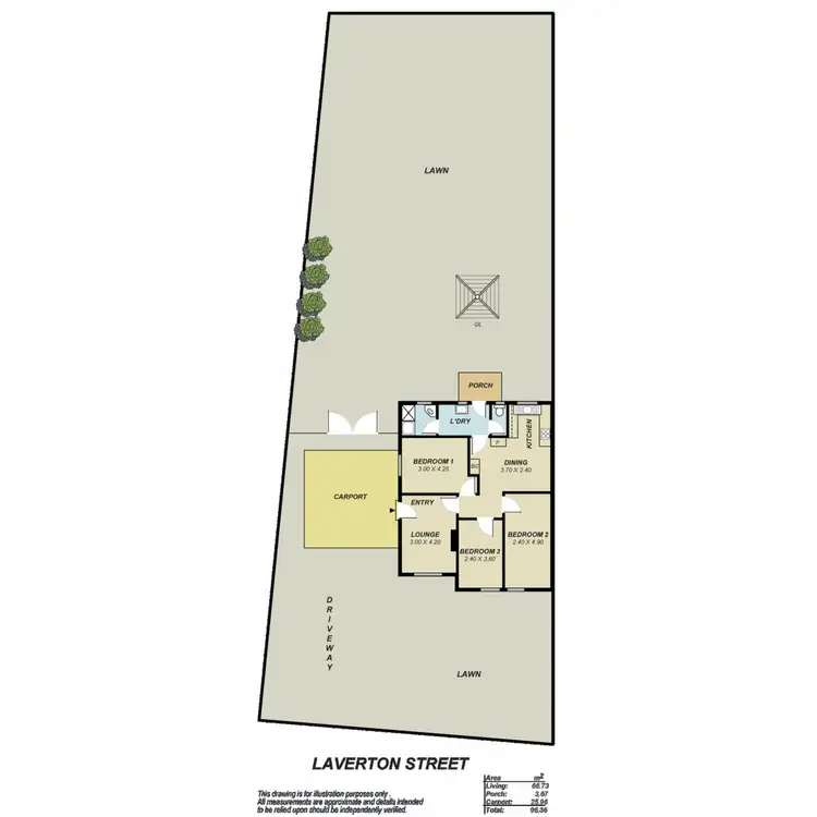 Floorplan of Homely house listing, 26 Laverton Street, Davoren Park SA 5113